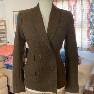 NWT Max Studio Blazer - Green Tweed - Size 6